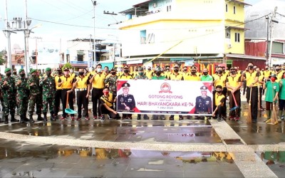 Polres dan Kodim 0213/Nias Gelar Baksos Bersama