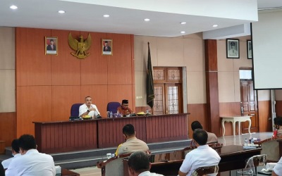 Kapolresta Tangerang Rakor Percepatan Penanggulangan Covid-19