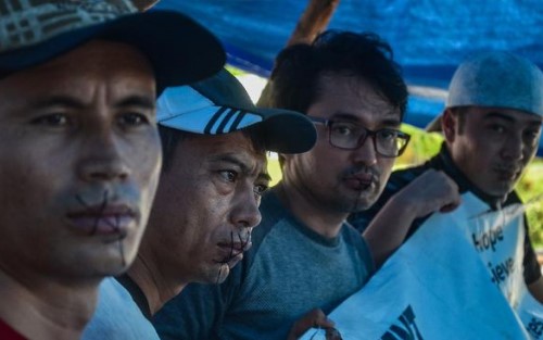 4 Orang Pengungsi Afghanistan di Pekanbaru Jahit Mulut