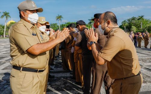 Pemkab Siak Gelar Apel Perdana Setelah Libur Lebaran