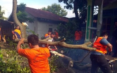 11 Rumah Rusak, Asahan Dihantam Puting Beliung