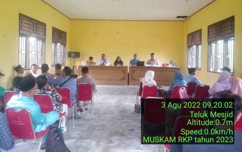 Kampung Teluk Mesjid Gelar Muskam bahas RKPKam Tahun 2023