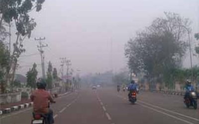 ISPU Capai 518, Udara di Bengkalis Berbahaya