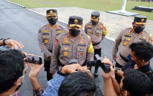 1.067 Personel Polda Naik Pangkat, Ini Pesan Kapolda Riau  