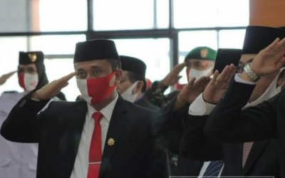 Bupati Paluta Pimpin Upacara HUT ke 75 Kemerdekaan RI