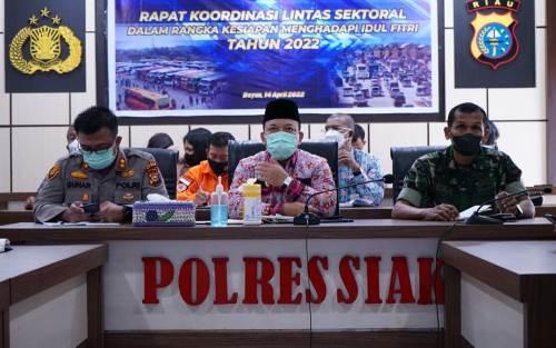 Hadapi Idul Fitri dan Mudik, Wabup Husni Ikut Rakor