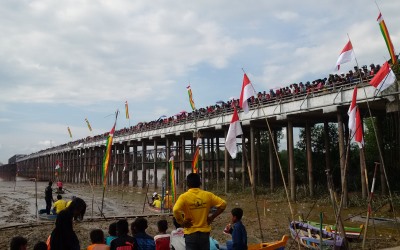 Festival Pacu Sampan Leper  Kebanggan Masyarakat Inhil