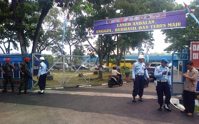 Jokowi ke Riau, Penjagaan Bandara Diperketat