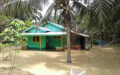 Ratusan Rumah di Tinggi Raja Asahan Kebanjiran