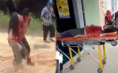 Ditolong Warga Langgam, Istri Mengaku Digorok Suami