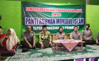 Wakapolres Ponorogo Gelar Silaturahmi Bersama Anak Yatim