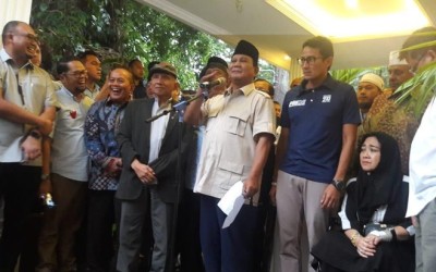 Prabowo Bersama Sandiaga Kembali Deklarasikan Kemenangan