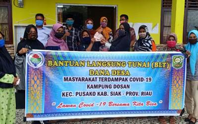 115 KK Kampung Dosan Terima BLT DD Tahap II