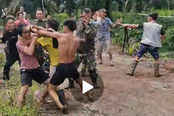 Bentrok Berdarah di PT SIS dengan Suku Sakai, Beberapa Orang Luka-luka