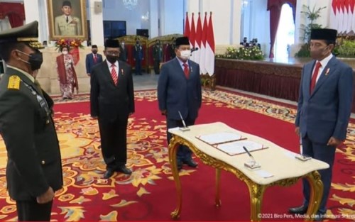 Jenderal Andika Perkasa Resmi Jadi Panglima TNI 