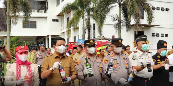 Wabup Rohul Pimpin Pemusnahan Barang Bukti Hasil Penegakan Perda Tahun 2025