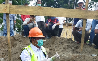 Ground Breaking RSUD Hadrianus Sinaga Dimulai