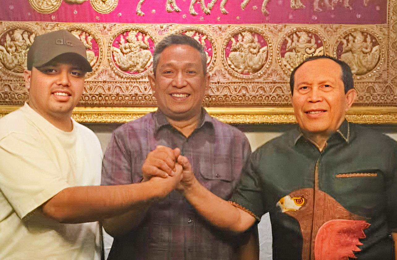 H. Sukiman Silaturahmi dengan Ketua DPD Gerindra Riau Bahas Strategi Pemenangan