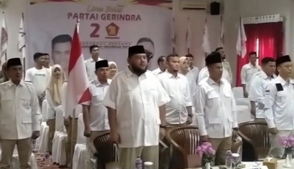 Puncak HUT Gerindra Ke-15, Budiman: DPC Rohul Siap Menangkan Prabowo