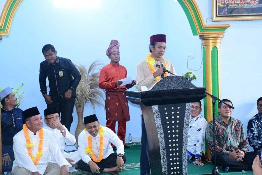 Wabup Bengkalis Resmikan Mushalla Al Awwal, Ajarkan Anak Cinta Al-Qur’an