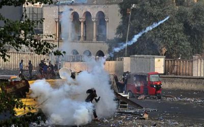 Demo Ricuh, Aparat Irak Tembaki Demonstran