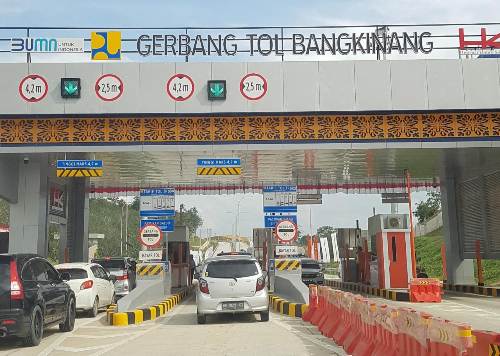 Jumlah Kendaraan Lewat Tol Trans Sumatera Saat Mudik Naik 50%