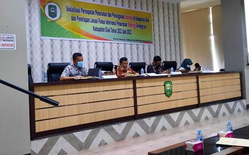 Prioritas Menurunkan Stunting, Bappeda Siak Gelar Sosialisasi