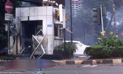 Ledakan Bom Diduga Teroris Guncang  Sarinah Jakarta