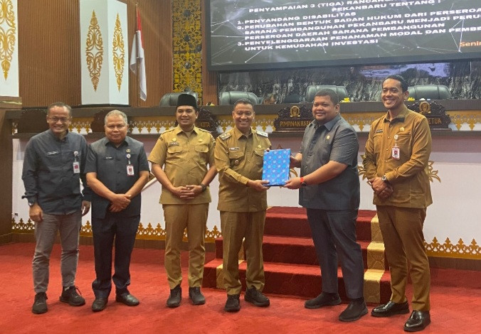 DPRD Kota Pekanbaru Gelar Rapat Paripurna Tiga Ranperda