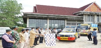 Sekda Haris Lepas Logistik Pilkada Rohul