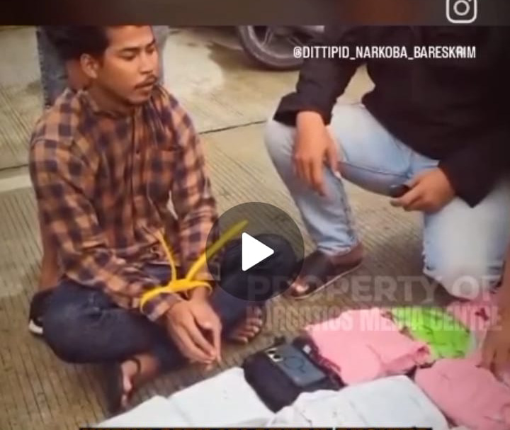 Bareskrim Tangkap Kurir Sabu di Bengkalis, Pengendali Diduga Napi Lapas