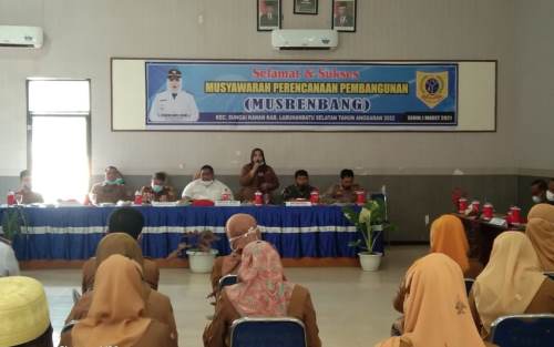 Plh Bupati Labusel Hadiri Musrenbang di Sungai Kanan