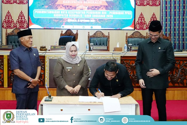 DPRD Bengkalis dan Pemkab Sepakati Perubahan KUA-PPAS APBD 2026
