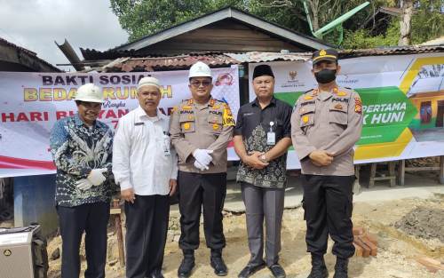 BAZNAS Kabupaten Siak Letakan Batu Pertama RLH