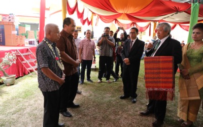 Plt Bupati Asahan Hadiri Perayaan Pesta Parolopolopon