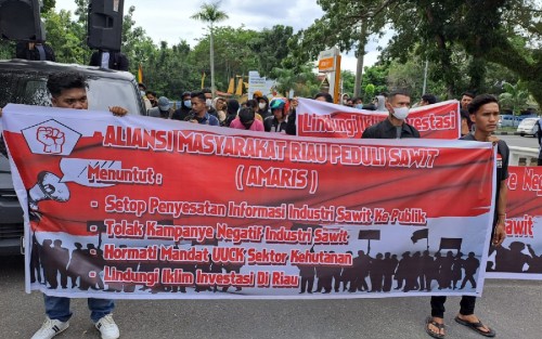 Tolak Kampanye Negatif Industri Sawit, Amris Datangi DPRD Riau