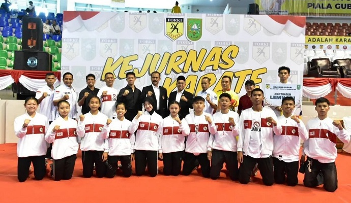 Katua DPRD Kota Pekanbaru Hadiri Pembukaan Kejurnas Forki Tahun 2025