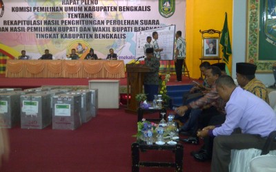 KPU Gelar Rapat Pleno Penghitungan Suara