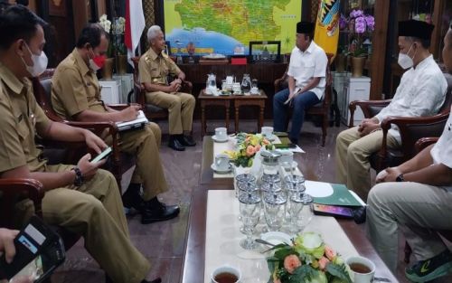 Waketum PBNU Temui Ganjar Pranowo, Ini yang Dibahas