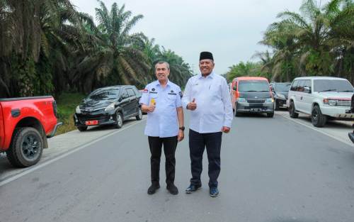 Jalan Lintas PT SIR Diesmikan, Bupati Alfedri: Terimakasih Pak Syamsuar