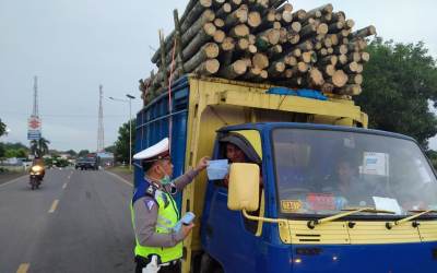 Razia Rutin, Satlantas Polres Mesuji Tilang Puluhan Kendaraan