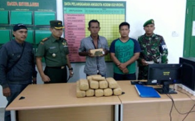 Kesulitan Ekonomi, Seorang Kurir Ganja Ditangkap