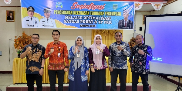 Dinsos P3A Rohul Dorong Pencegahan Kekerasan Perempuan Lewat Satgas  PKDRT dan TP PKK 2025