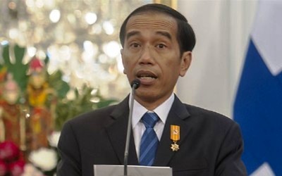 Jokowi Terima Kunjungan PM Australia di Istana Merdeka