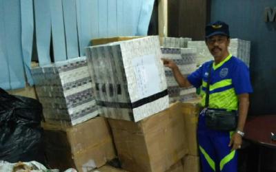 Rokok Cukai Palsu Tangkapan Polisi Ditangani BC Dumai