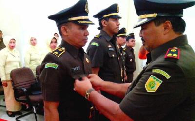 Kasi Pidsus Kejari Bengkalis Disertijab