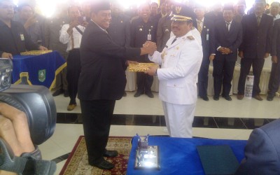 Plt Gubri Pimpin Sertijab Pj Bupati Bengkalis