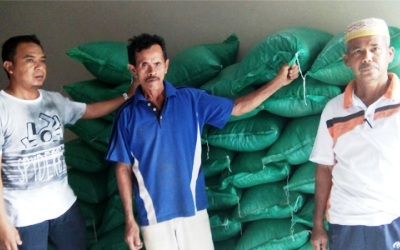 Petani Desa Pasir Jaya Rohul Terima Bantuan Benih Padi