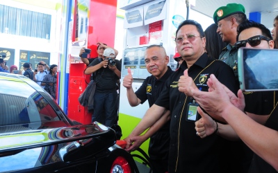 Gubri Lounching Pertamax Turbo untuk Pasar Riau