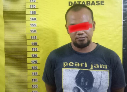 Polsek Tualang Siak Tangkap Seorang Pria Diduga Pengedar Narkoba